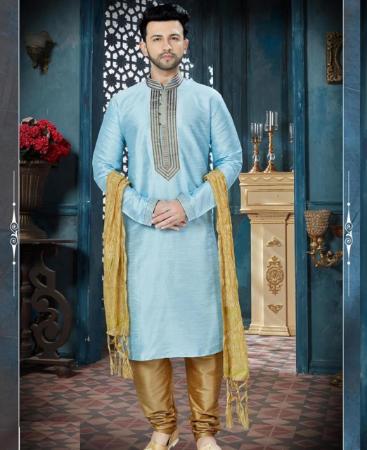 Picture of Statuesque Sky Blue Kurtas