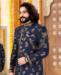 Picture of Pretty Navy Blue Sherwani