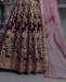 Picture of Fascinating Wine Party Wear Salwar Kameez