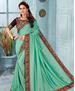 Picture of Well Formed Light Sky Silk Saree