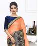 Picture of Ravishing Light Orange Designer Saree