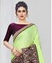 Picture of Fine Light Pista Designer Saree