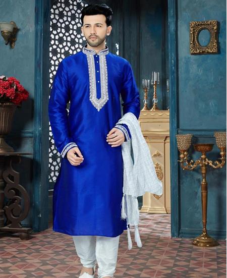 Picture of Charming Royal Blue Kurtas