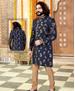 Picture of Pretty Navy Blue Sherwani