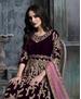 Picture of Fascinating Wine Party Wear Salwar Kameez