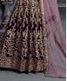 Picture of Fascinating Wine Party Wear Salwar Kameez