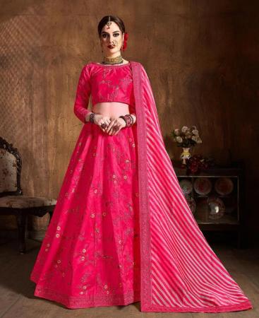 Picture of Pleasing Pink Lehenga Choli