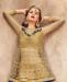 Picture of Enticing Golden With Nevy Blue Wedding Salwar Kameez