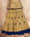 Picture of Enticing Golden With Nevy Blue Wedding Salwar Kameez