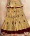 Picture of Appealing Golden With Brown Wedding Salwar Kameez