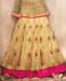 Picture of Sublime Golden With Pink Wedding Salwar Kameez