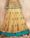 Picture of Magnificent Golden With Rama Wedding Salwar Kameez