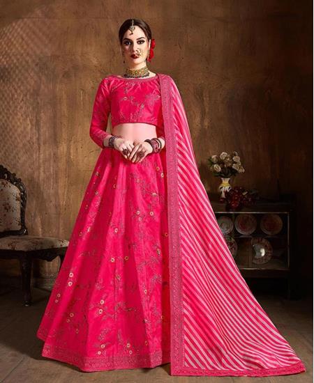 Picture of Pleasing Pink Lehenga Choli