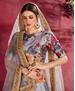 Picture of Fascinating Gray Lehenga Choli