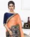 Picture of Amazing Orange Silk Saree