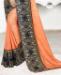 Picture of Amazing Orange Silk Saree