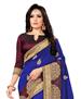 Picture of Sightly Royal Blue Silk Saree