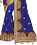 Picture of Sightly Royal Blue Silk Saree