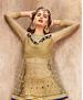 Picture of Enticing Golden With Nevy Blue Wedding Salwar Kameez