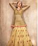 Picture of Sublime Golden With Pink Wedding Salwar Kameez