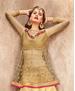 Picture of Sublime Golden With Pink Wedding Salwar Kameez