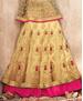 Picture of Sublime Golden With Pink Wedding Salwar Kameez