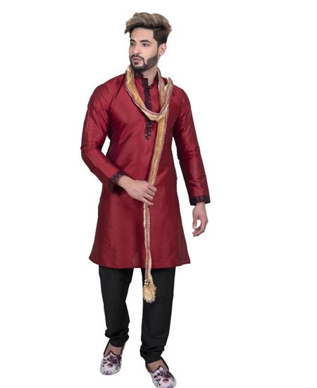 Picture of Enticing Maroon Kurtas