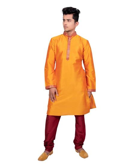 Picture of Beauteous Orange Kurtas