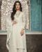 Picture of Good Looking White Straight Cut Salwar Kameez