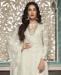 Picture of Good Looking White Straight Cut Salwar Kameez