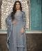 Picture of Charming Grey Straight Cut Salwar Kameez