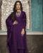 Picture of Appealing Purple Straight Cut Salwar Kameez