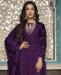 Picture of Appealing Purple Straight Cut Salwar Kameez