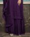 Picture of Appealing Purple Straight Cut Salwar Kameez