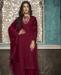 Picture of Graceful Maroon Straight Cut Salwar Kameez