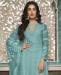 Picture of Lovely Sky Blue Straight Cut Salwar Kameez