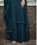 Picture of Fine Navy Blue Straight Cut Salwar Kameez