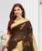 Picture of Classy Dark Brown Casual Saree