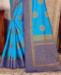 Picture of Classy Sky Blue Casual Saree