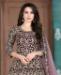 Picture of Shapely Wine Anarkali Salwar Kameez