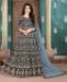 Picture of Comely Navy Blue Anarkali Salwar Kameez