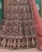 Picture of Sightly Maroon Anarkali Salwar Kameez