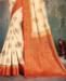 Picture of Delightful Off White Casual Saree