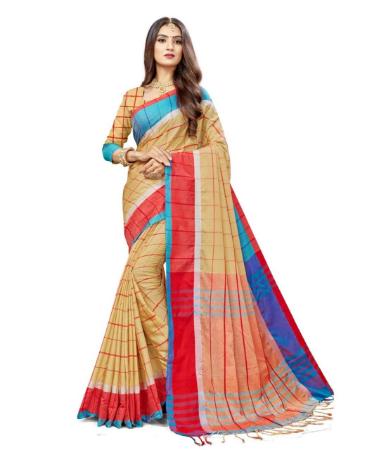 Picture of Radiant Beige Casual Saree