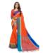 Picture of Shapely Orange Casual Saree