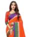 Picture of Shapely Orange Casual Saree