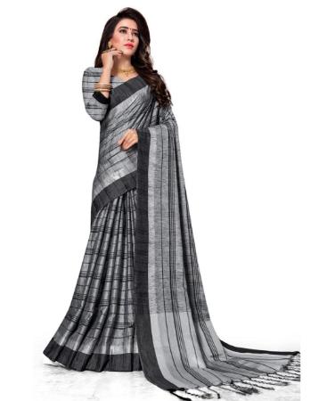 Picture of Resplendent Grey Casual Saree