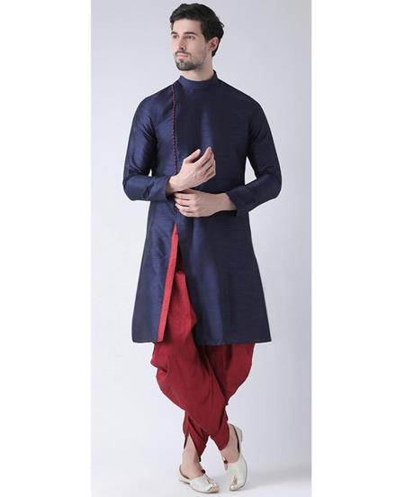 Picture of Statuesque Navy Blue Kurtas