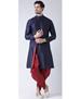 Picture of Statuesque Navy Blue Kurtas