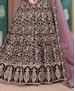 Picture of Shapely Wine Anarkali Salwar Kameez